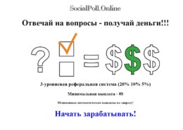 Socialpoll.online — можно ли заработать, какие отзывы?
