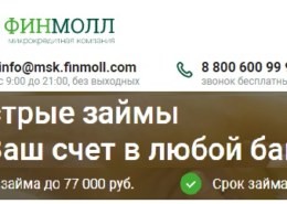ООО МКК ФИНМОЛЛ — стоит брать кредит, какие отзывы?
